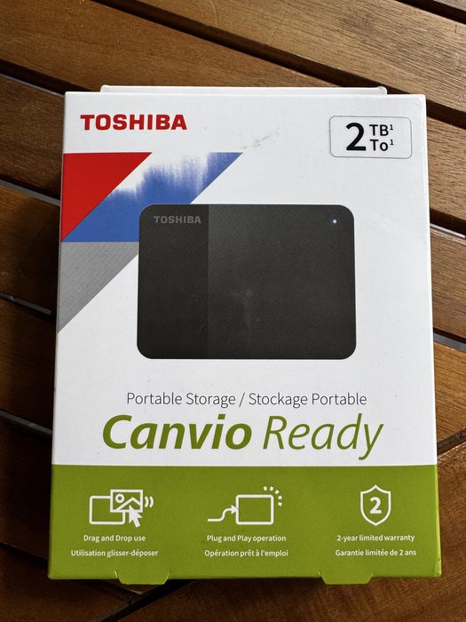 Disco externo Toshiba 2TB 2,5” com garantia