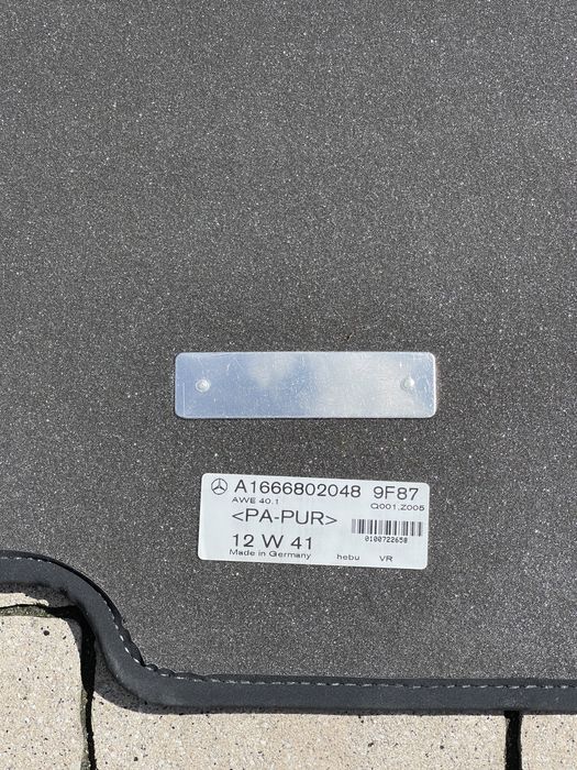 Dywaniki OEM  Mercedes Benz GL GLS (X166), ML GLE (W166)  GLE Coupe (C292) - Stan Jak Nowe
