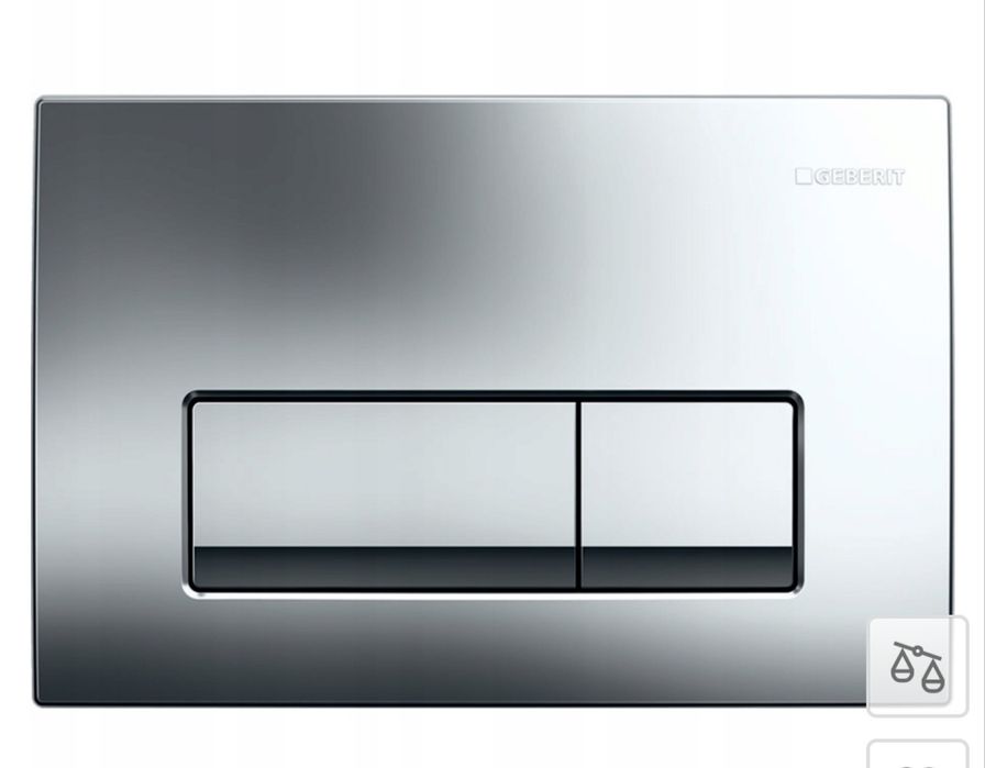 Geberit Delta50 - Przycisk spłukiwania, chromowy