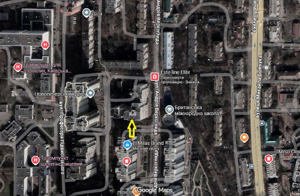 Комерційне приміщення салон офіс клініка Київ Печерськ поруч Новопечерські Липки Верхогляда 2 окрема вхідна група