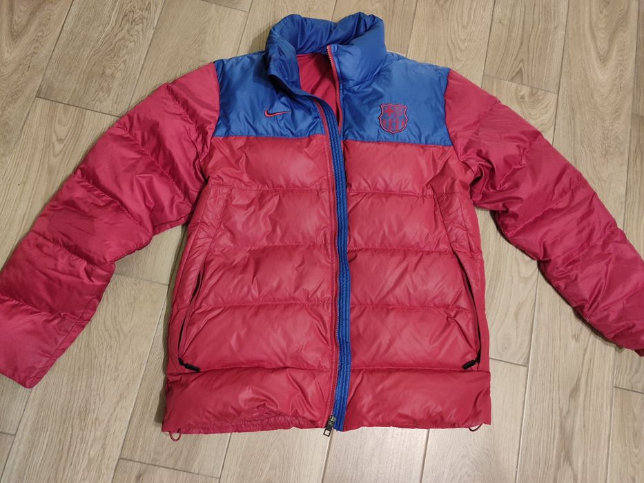 Kurtka męska puchowa nike FC Barcelona
