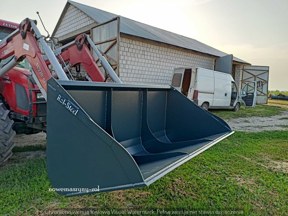 ŁYCHA łyżka objętościowa duża szufla do tura ładowarki POJEMNOŚCIOWA