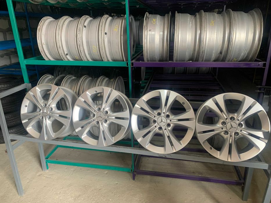 Оригінальні диски Mersedes W-205 5/112 R17 7J ET48,5.