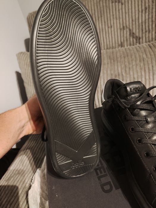 Buty KARL Lagerfeld skóra naturalna KL52530 premium
