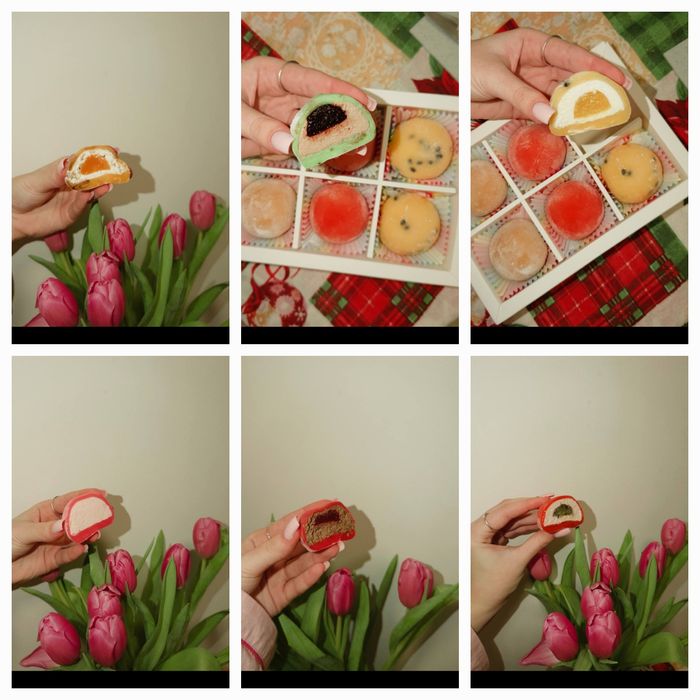 Японский десерт моти.