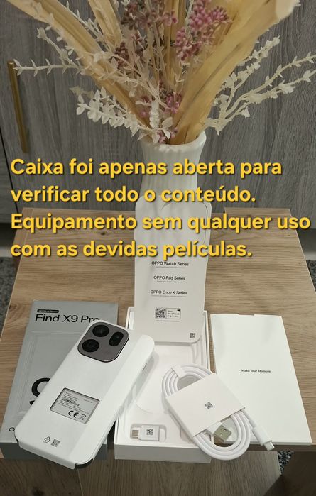 Smartphone Oppo Find X9 Pro+carregador+auricular+powerbank+garantia 3A