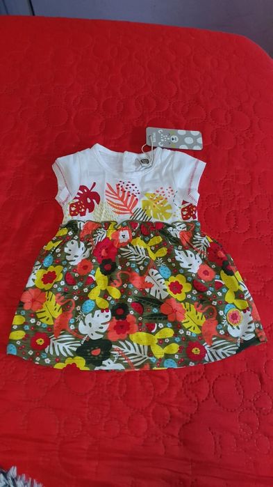 Vestido menina 6m novo