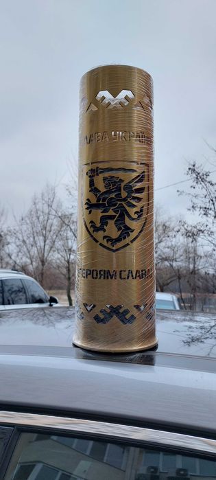 Гравіювання на гільзах. Лазерна різка гільз. Сувеніри для волонтерів