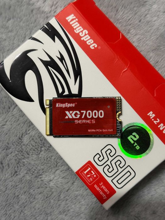 SSD KingSpec XG7000 - 2TB 7400MB/s M2 NVMe PCIe 4.0x4 (2242)