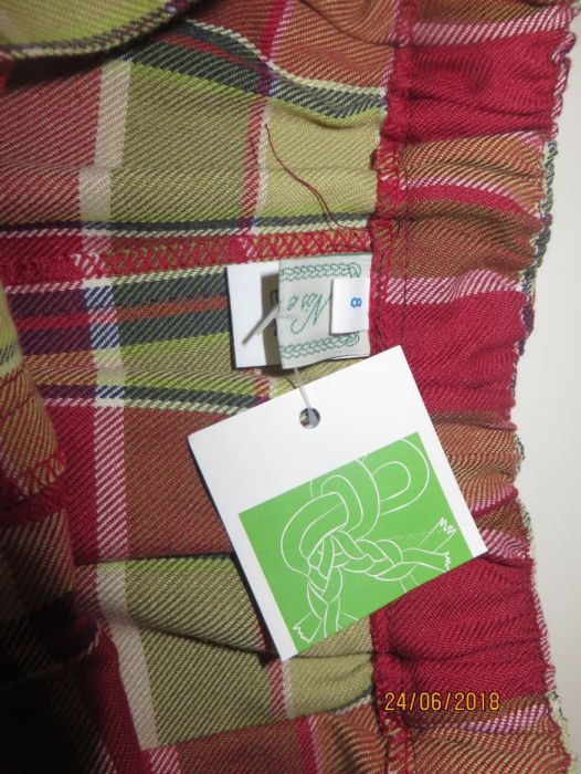 Calções xadrez Nós e Tranças - NOVOS