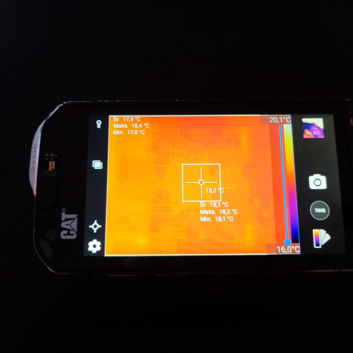 Telefon pancerny Cat s60 z termowizja