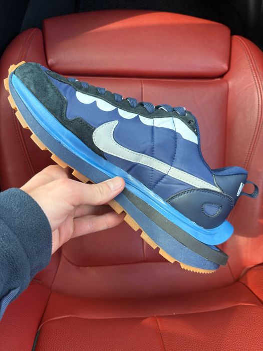 (ОПЛАТА ПІСЛЯ ОГЛЯДУ)Nike x Sacai VaporWaffle Blue Brown Найк х Сакай