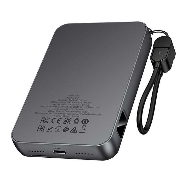 Повербанк игровая консоль 1500 классических игр HOCO Q47 10000mAh 20W