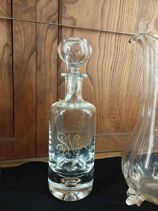 Lote Garrafas Cristal Vidro 4