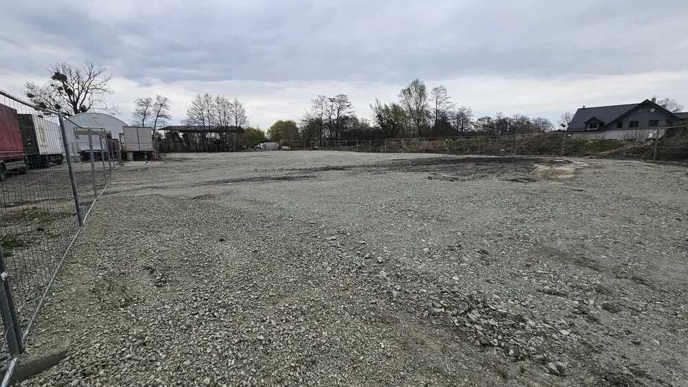 Wynajmę Plac | 1500 m2 | utwardzony i ogrodzony | Zębice