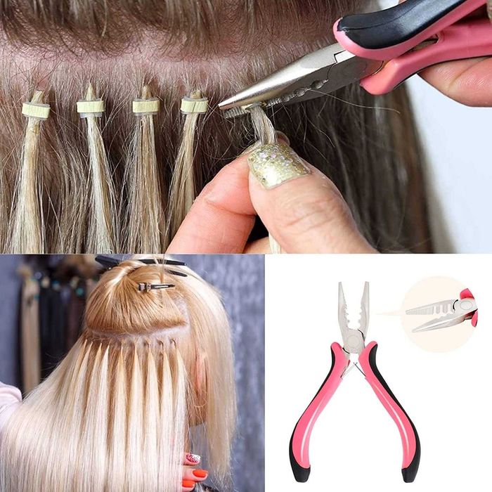 Alicate para extensões de cabelo