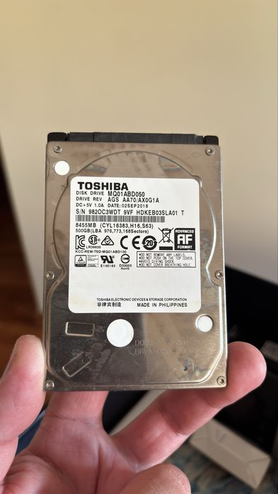 Disco rigido Thoshiba 500gb