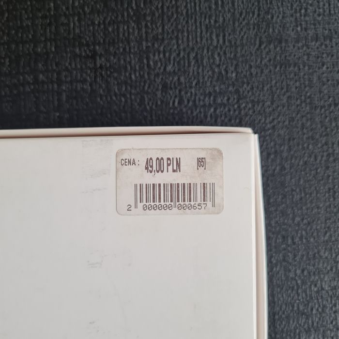 Męska czerwona muszka z podszetką nowa