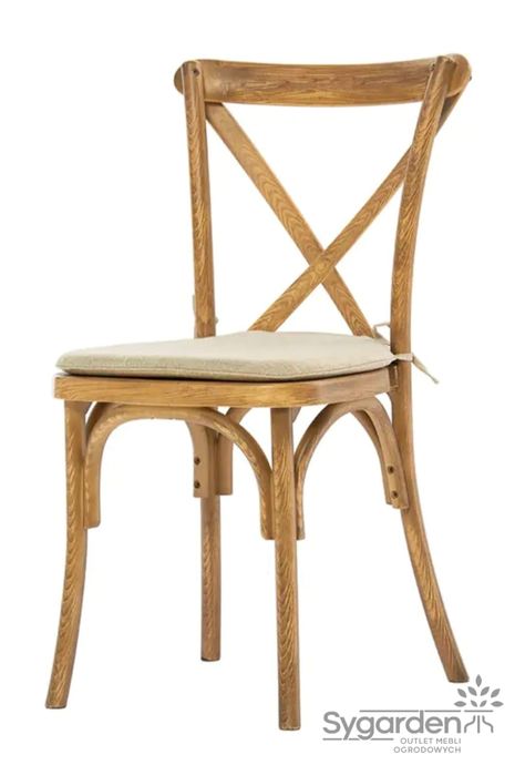 Krzesło bankietowe , ślubne ,rustykalne,poduszka.60 sztuk.