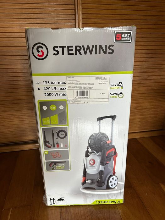Máquina de Lavar à Pressão Sterwins 135HR EPW.4 – NUNCA UTILIZADA