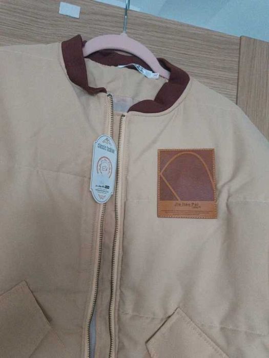 Kremowa Bomberka męska