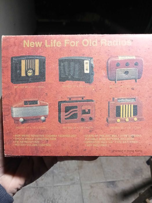 Rádios antigos. Réplicas mini rádios anos 40