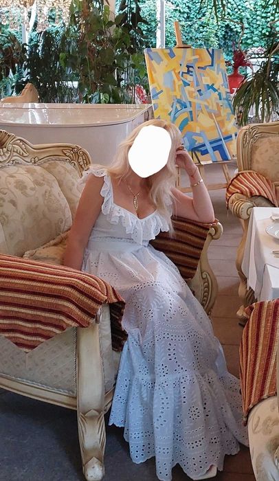 Платье прошва біле