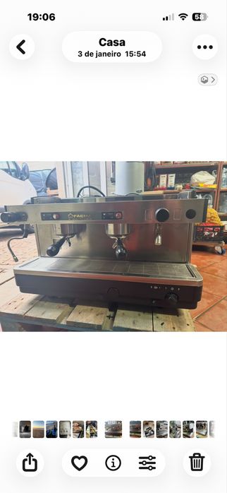Máquina Café Faema E 98 President dois grupos