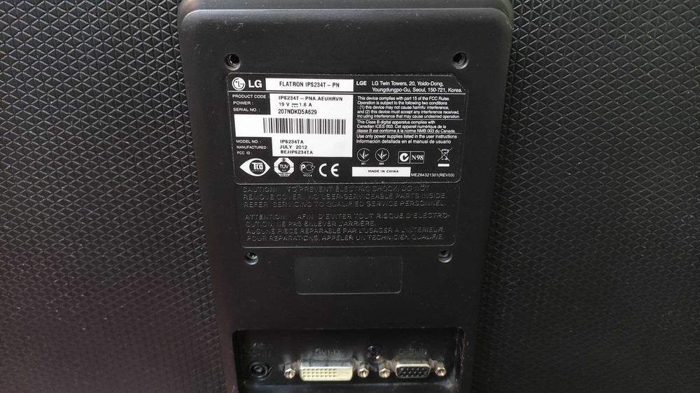 IPS Монитор 23 дюйма LG IPS234T / 1920 x 1080 fullhd