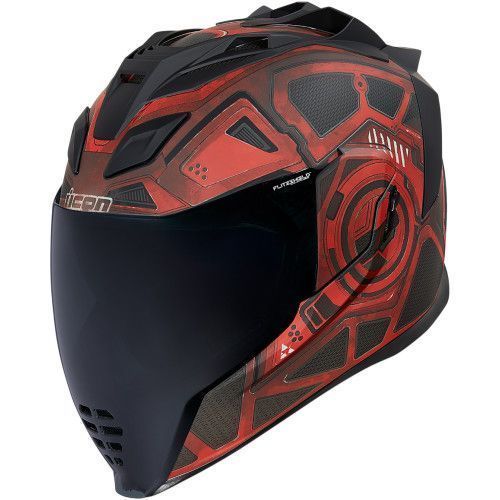capacete icon airflite  blockchain red
