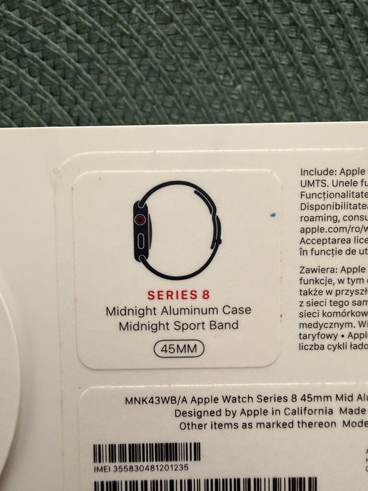 Apple Watch seria 8 45 mm