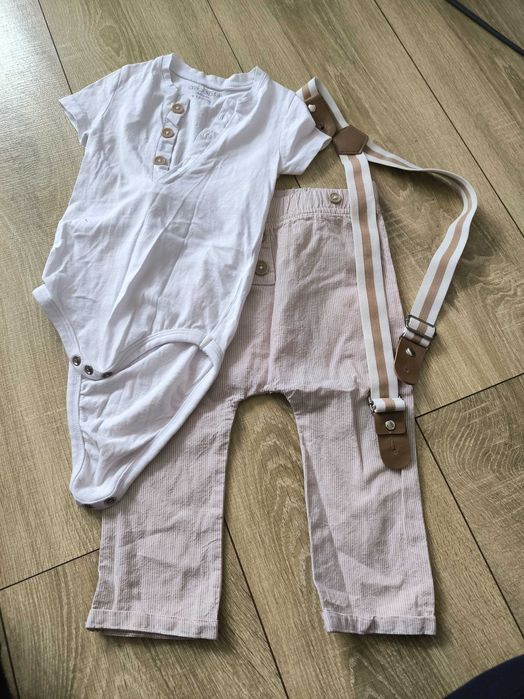 Komplet zestaw elegancki 80 dla chłopca roczek