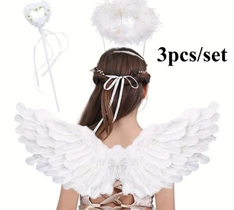 Костюм янгола крила німб чарівна паличка ангел