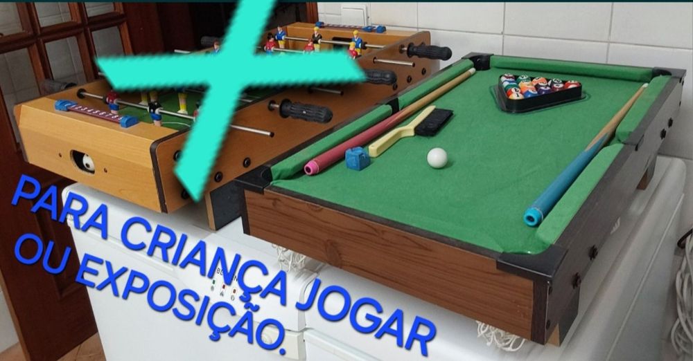 JOGO DE SNOOKER E MATRAQUILHOS RESISTENTES.Criança,Casa,Sala,Quarto.