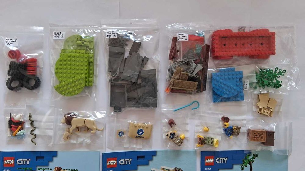 LEGO City 60301 Wildlife Rescue Off-Roader em peças novas
