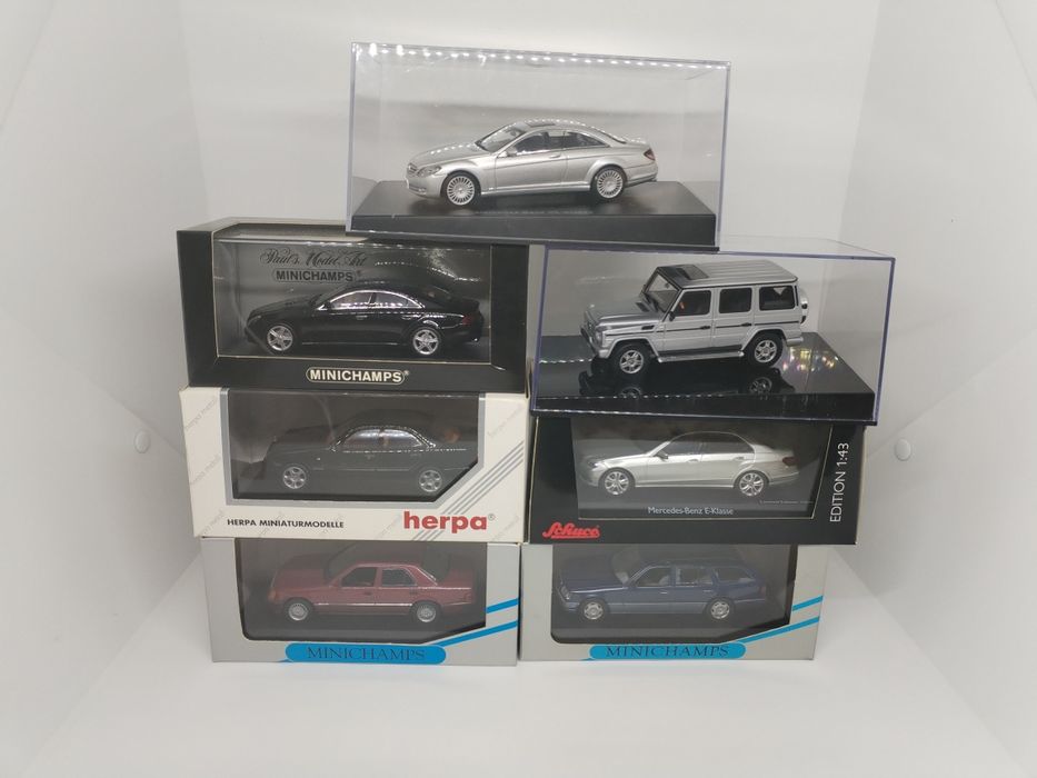 Колекційні масштабні моделі авто Mercedes, BMW, Volkswagen, Honda 1:43