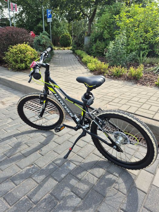 Rower dziecięcy Kross Esprit Kid 20 Czarny Limonkowy połysk