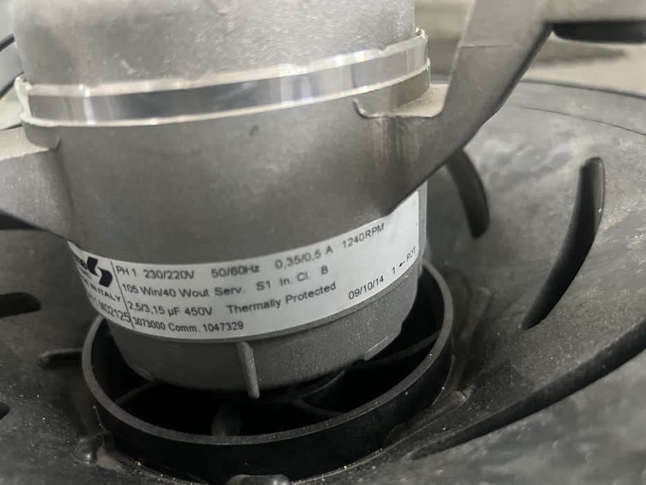 Wentylator promienikowy odsrodkowy 80W