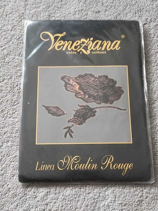 Pończochy Veneziana 15 den czerwone TG2 nowe