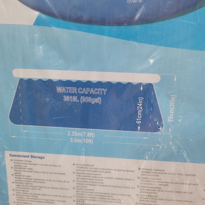 Duży basen ogrodowy , pompa z filtrem nowy