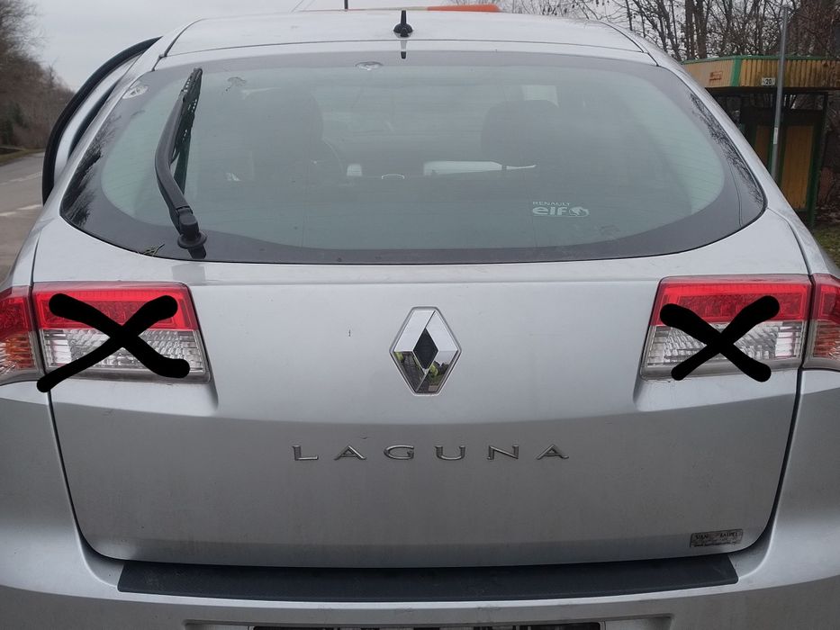 Klapa Tylna Kpl Lak TED69 Renault Laguna III Sedan Wysyłka