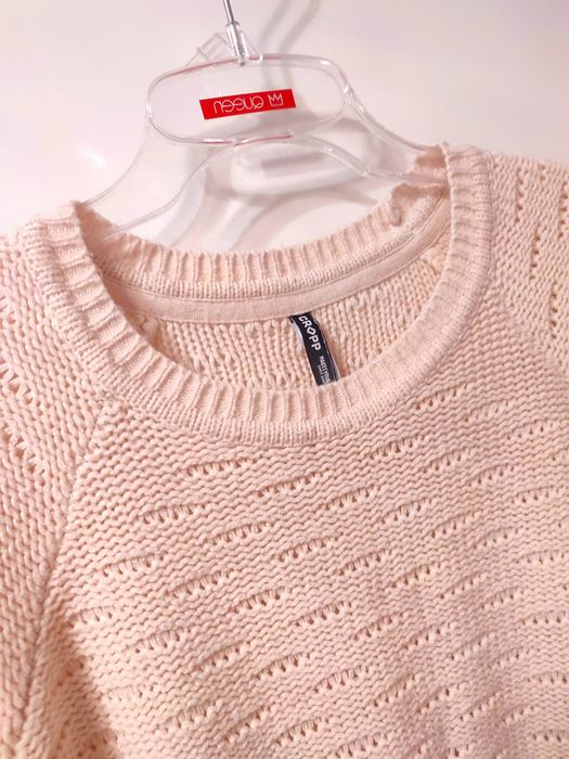 Sweter Cropp S łososiowy