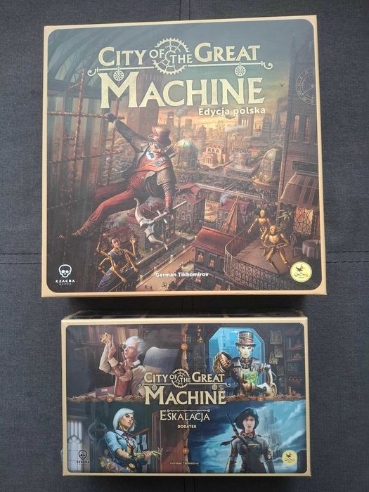 City of the Great Machine + dodatek Eskalacja - jak nowe Czacha games