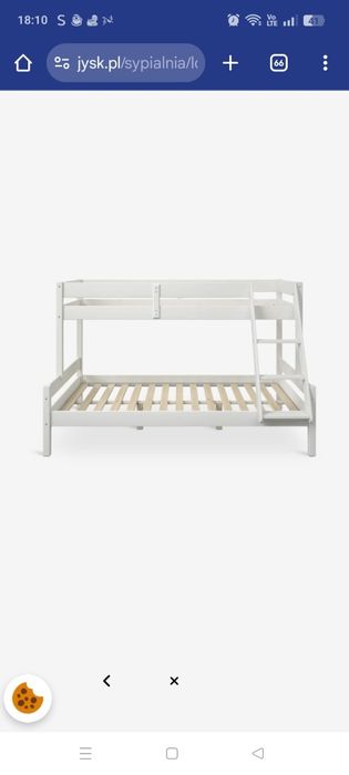 Łóżko piętrowe jykea