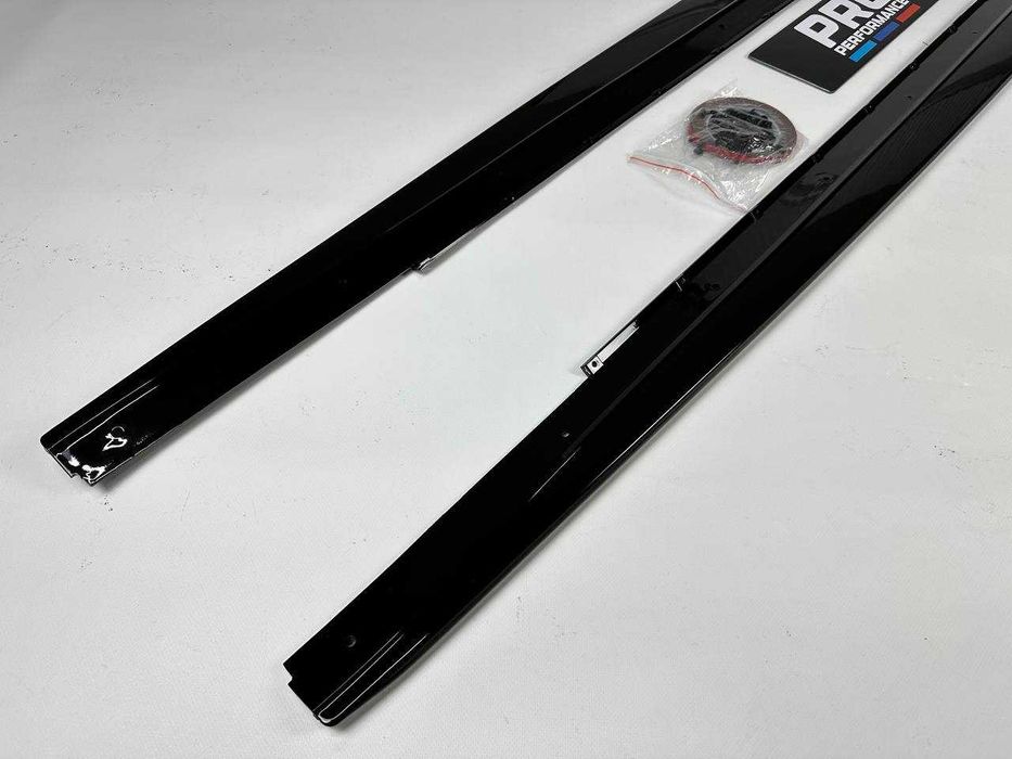 Леза на пороги Bmw 5 g30 g31 M Performance (Черный глянец)