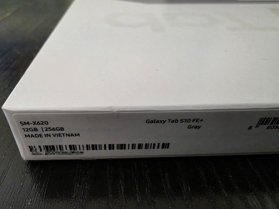 Samsung Galaxy Tab S10 FE+, 12/256GB, novo a estrear,  selado,  fatura,  garantia