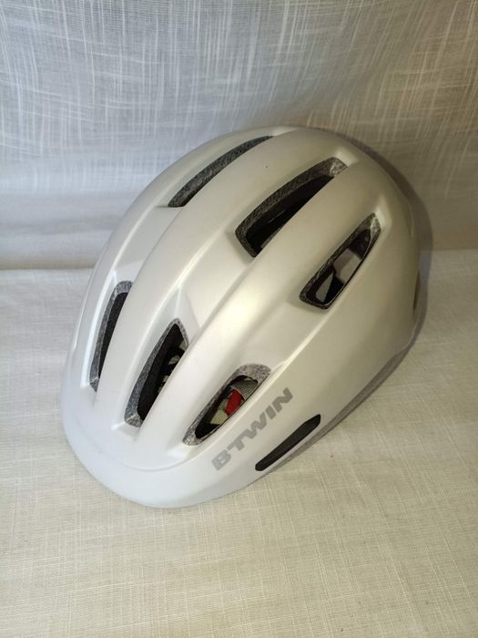 Kask ochronny b'twin Decathlon rozm M obwód głowy  53-58 cm
