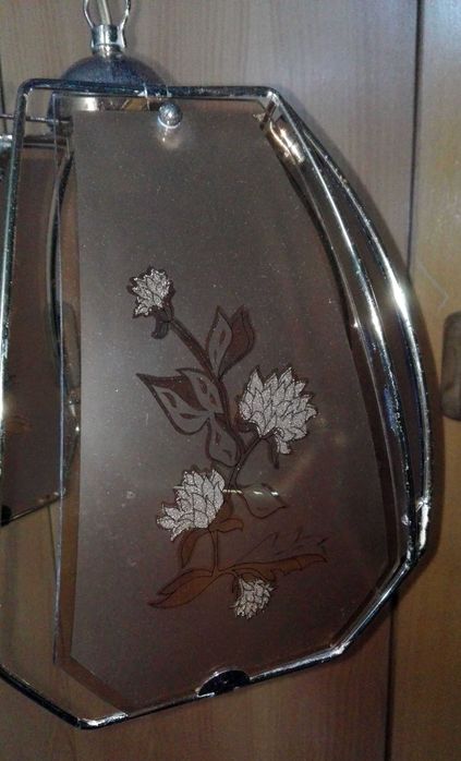 Candeeiro tecto dourado