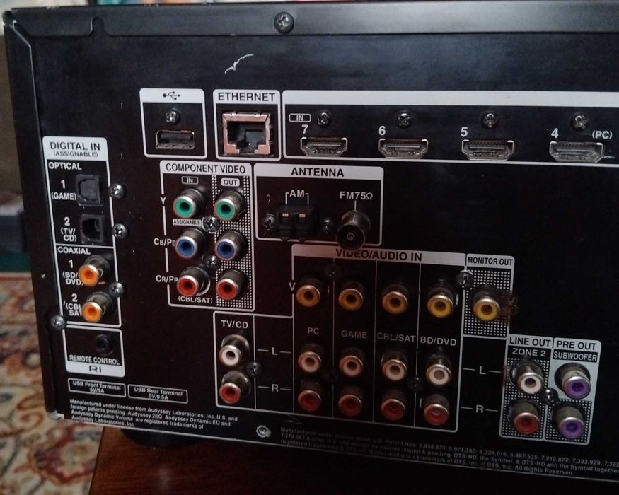 AV ресивер TEAC AG-D500  7.2 , 150 Вт, HDMI, 4K