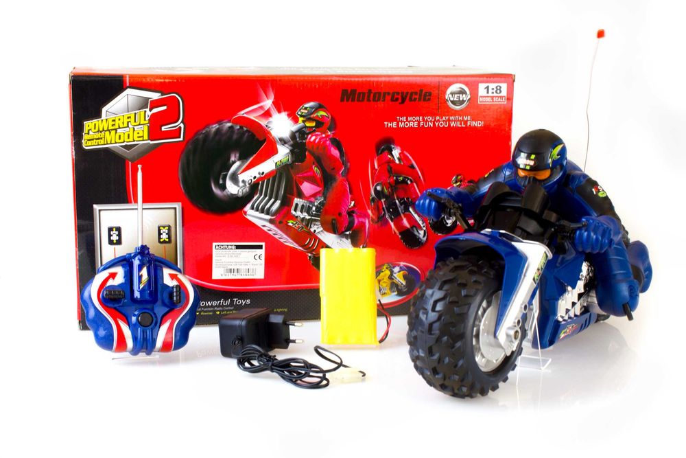 DUŻY MOTOCYKL motor zdalnie sterowany Ścigacz RC 25km/h 1:8 45cm